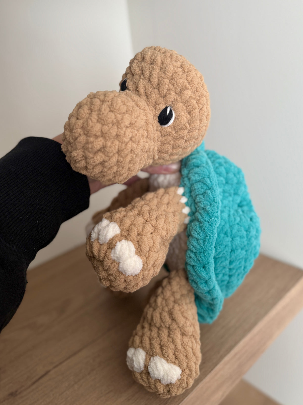 handmade crochet stuffed turtle plushie