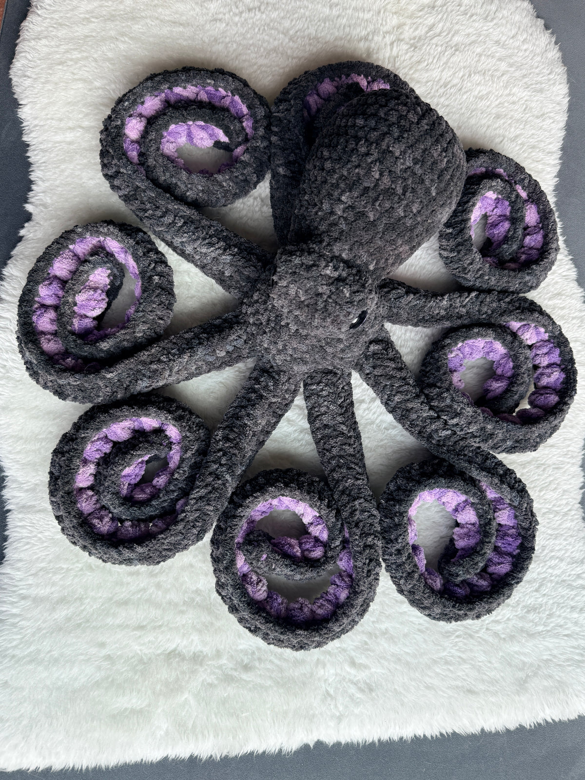 handmade crochet stuffed octopus plushie