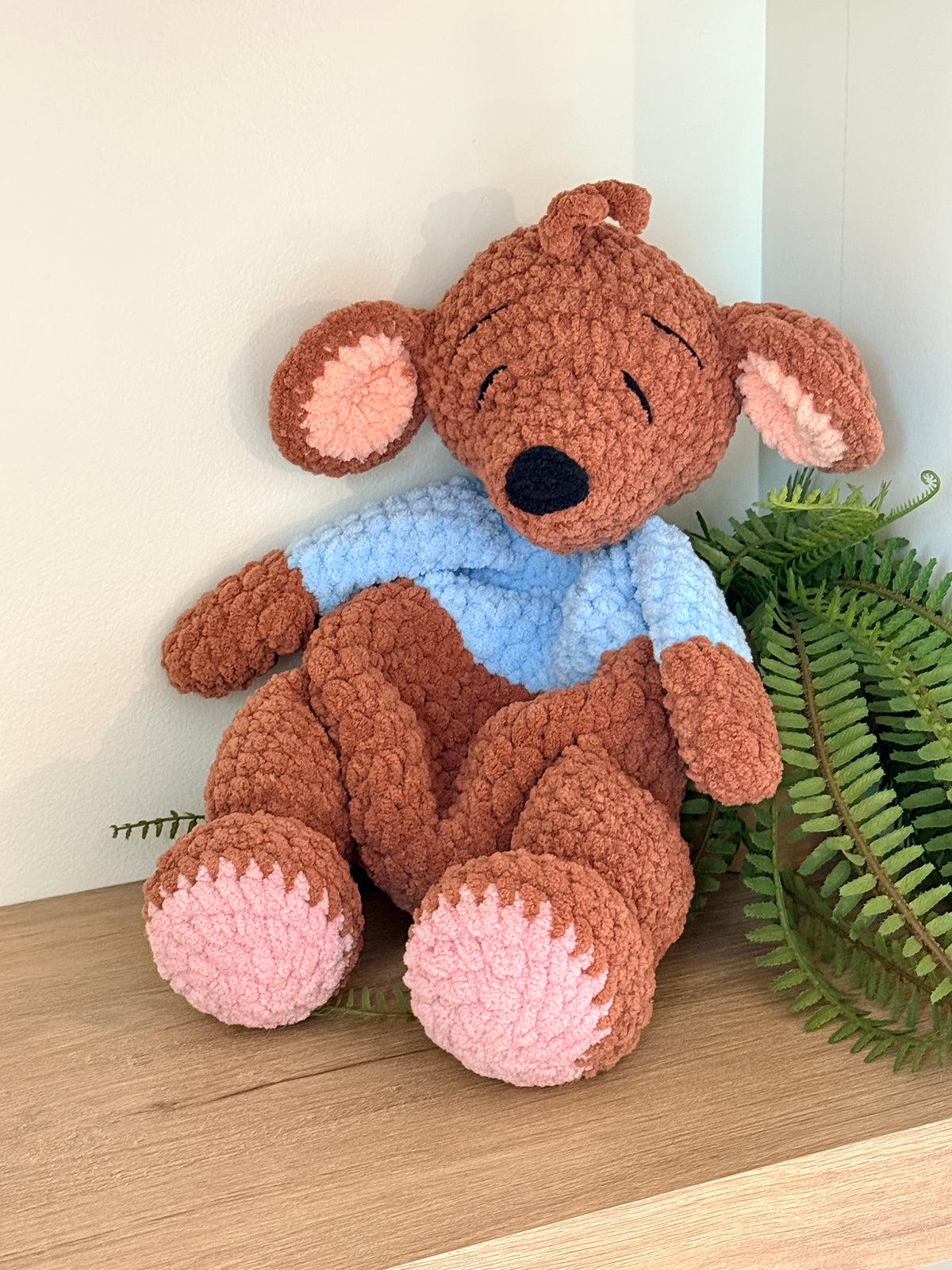 handmade ru crochet snuggler