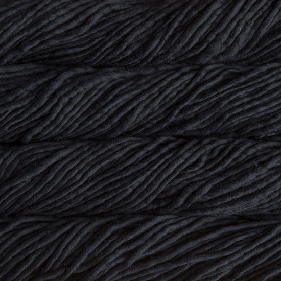 Malabrigo Rasta - Super bulky #6, single ply, super wash merino yarn in Black